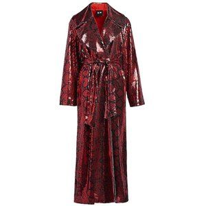 XS Adidas Beyoncé Ivy Park Ivy Heart Red Sequin Duster